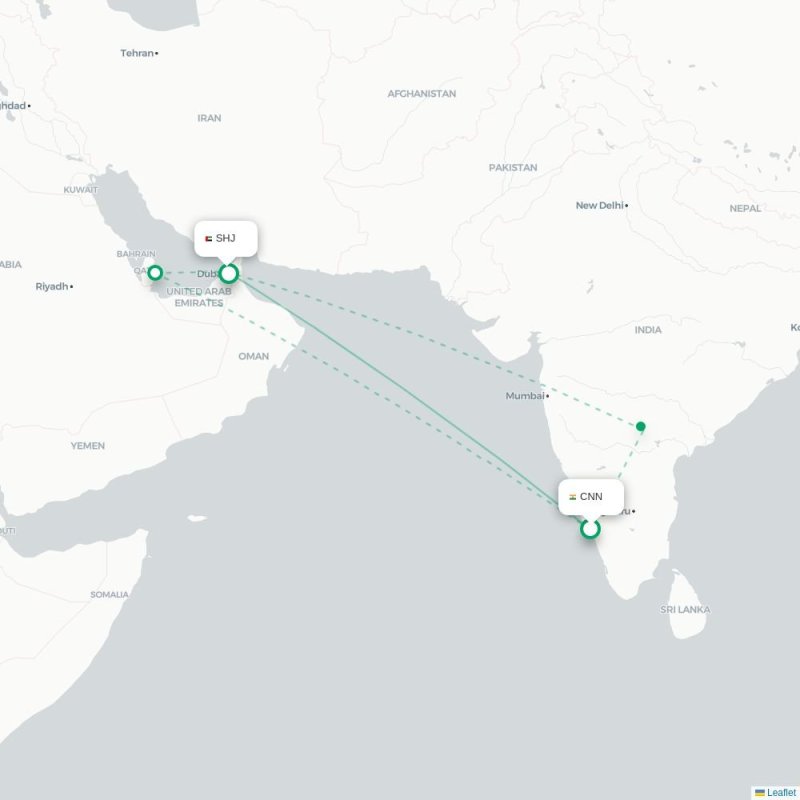 CNN - SHJ route map