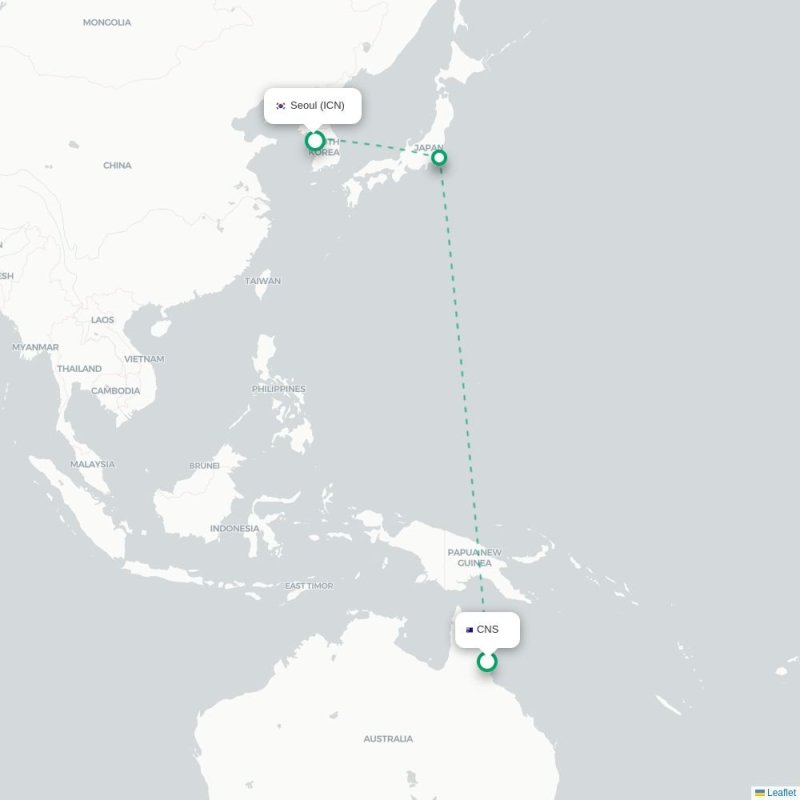 CNS - ICN route map