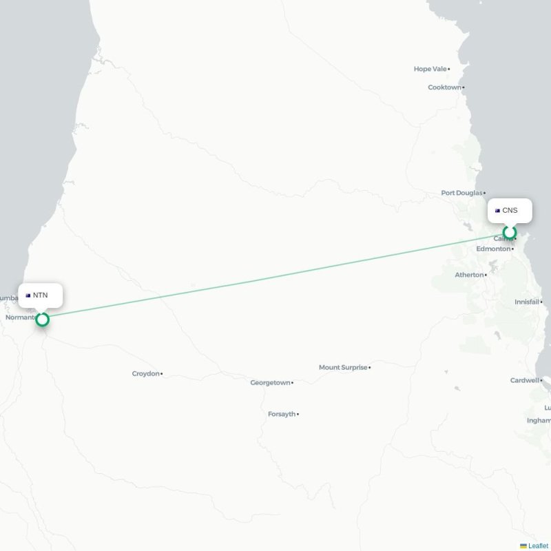 CNS - NTN route map