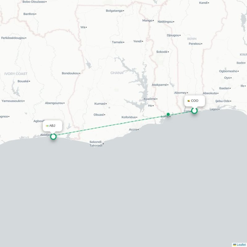 COO - ABJ route map