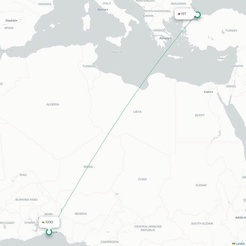 COO - IST route map