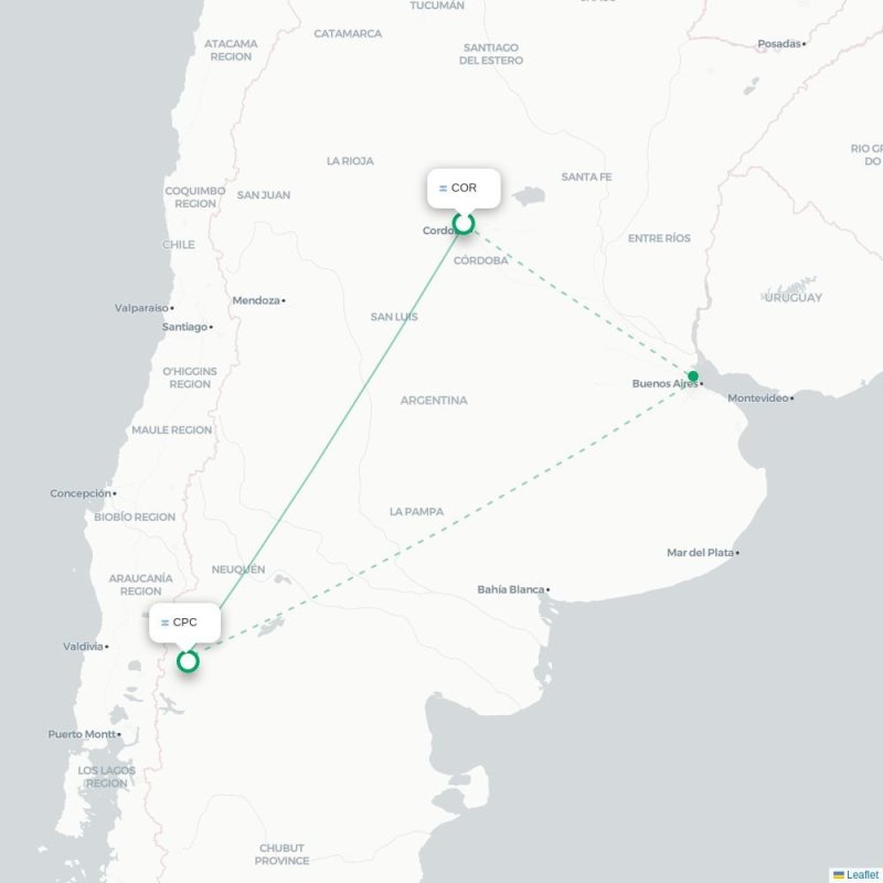COR - CPC route map
