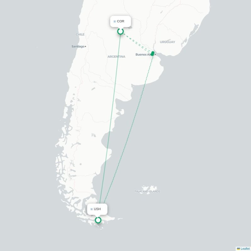 COR - USH route map