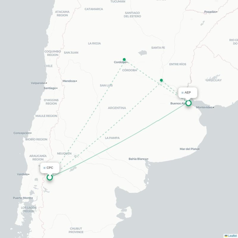 CPC - AEP route map