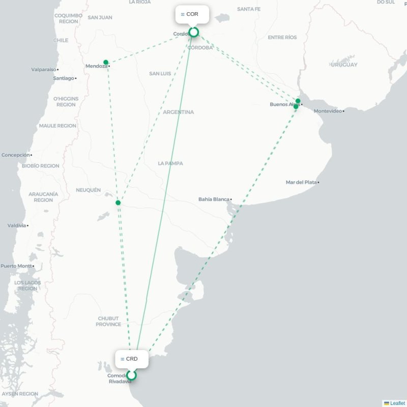 CRD - COR route map