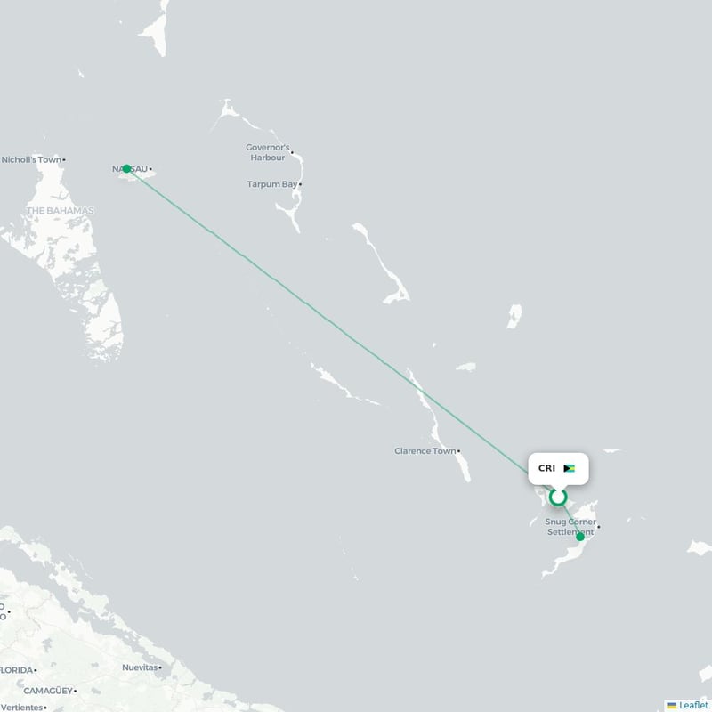Route map Colonel Hill  CRI 
