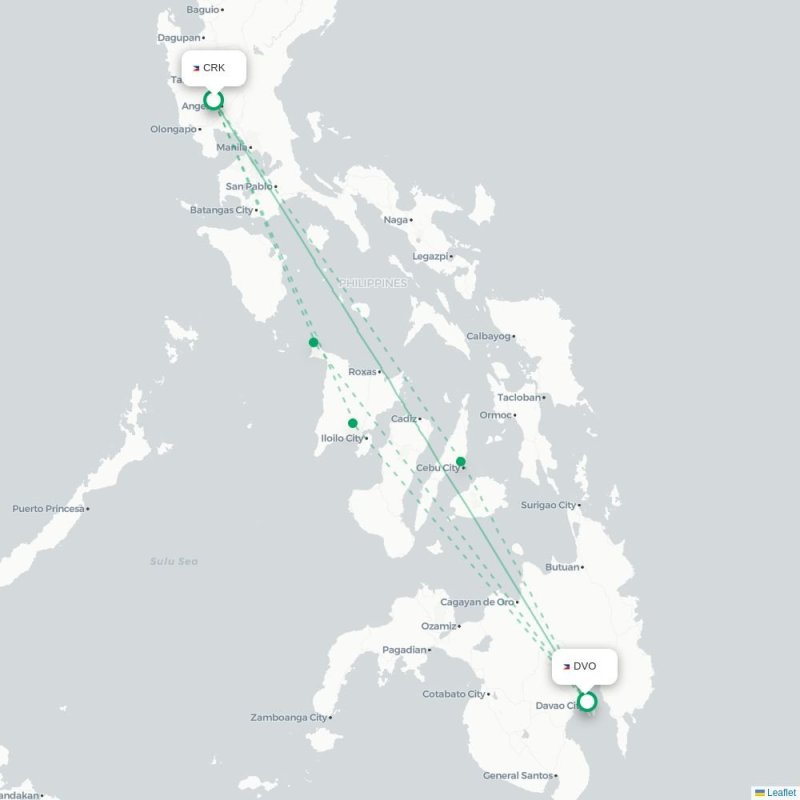 CRK - DVO route map