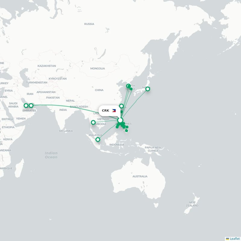 Route map Angeles City  CRK 