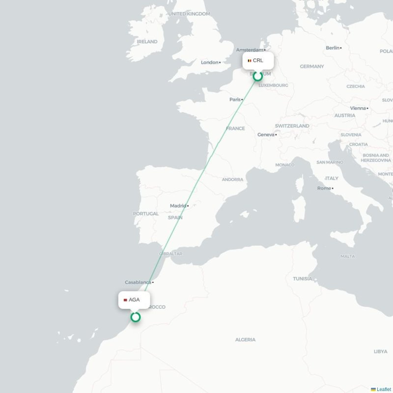 CRL - AGA route map