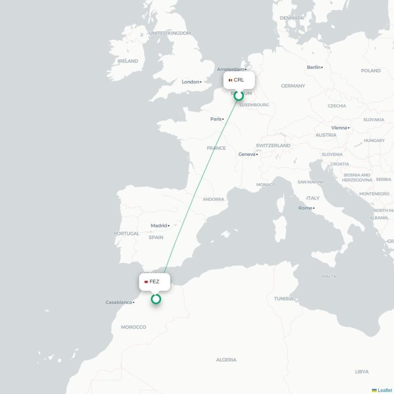CRL - FEZ route map