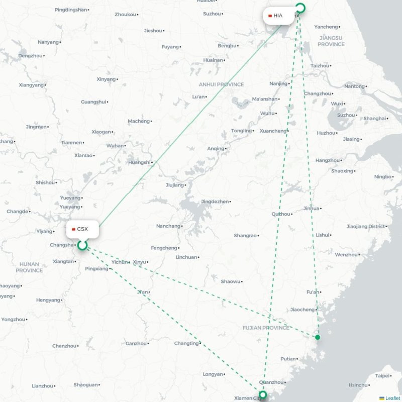CSX - HIA route map