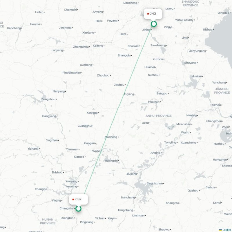 CSX - JNG route map