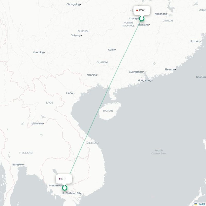 CSX - KTI route map