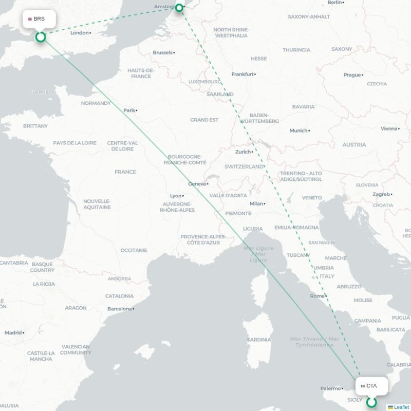 CTA - BRS route map