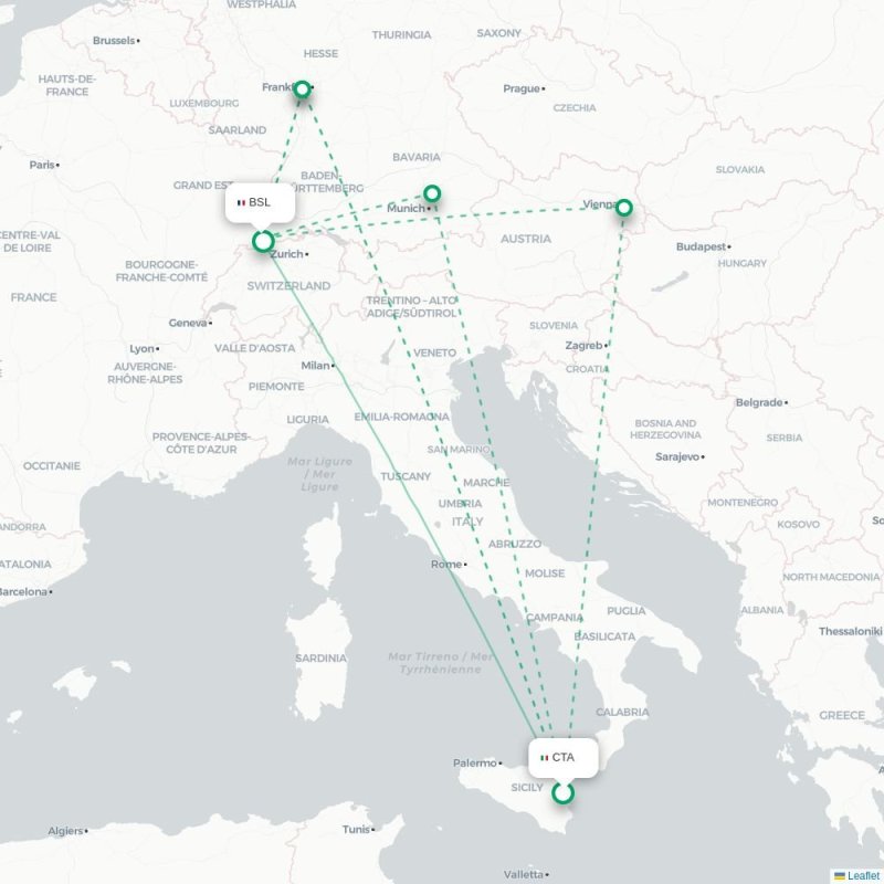 CTA - BSL route map