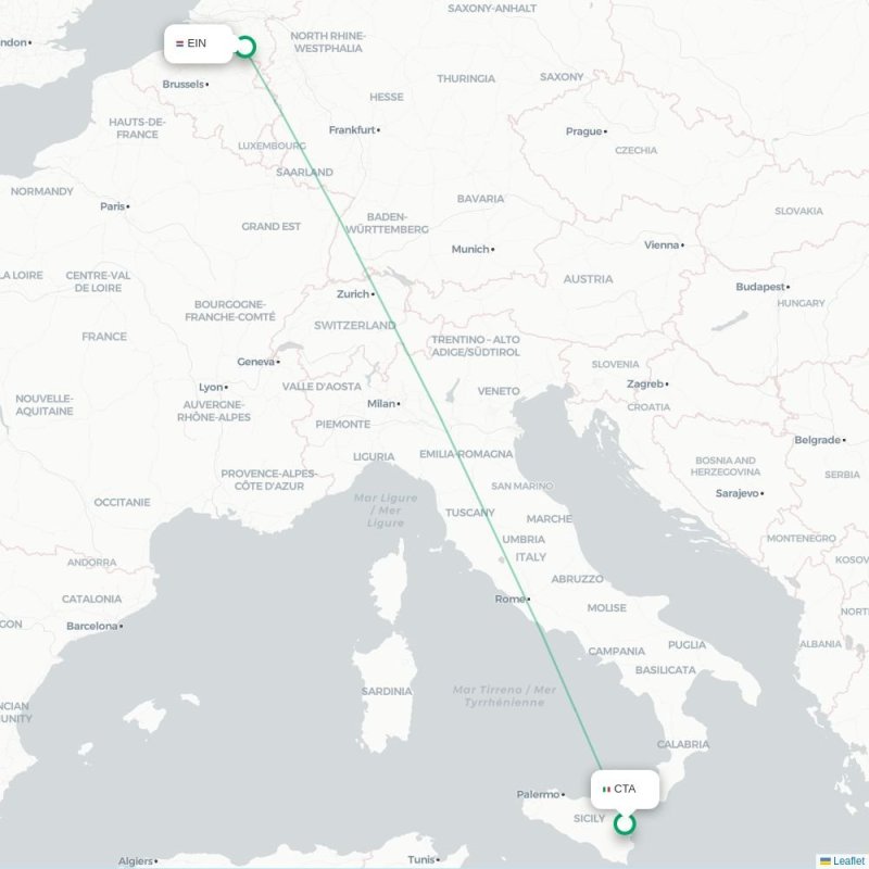 CTA - EIN route map