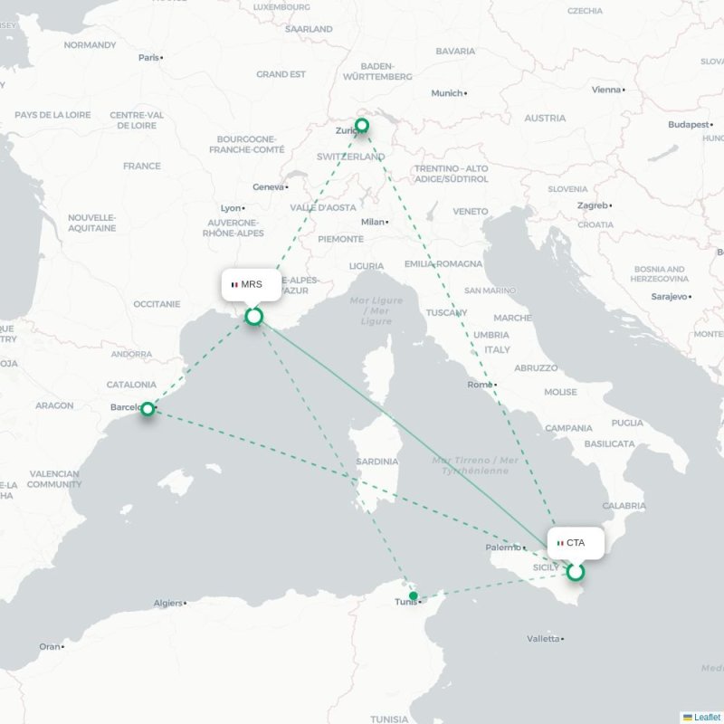 CTA - MRS route map
