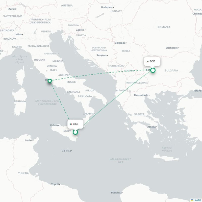CTA - SOF route map