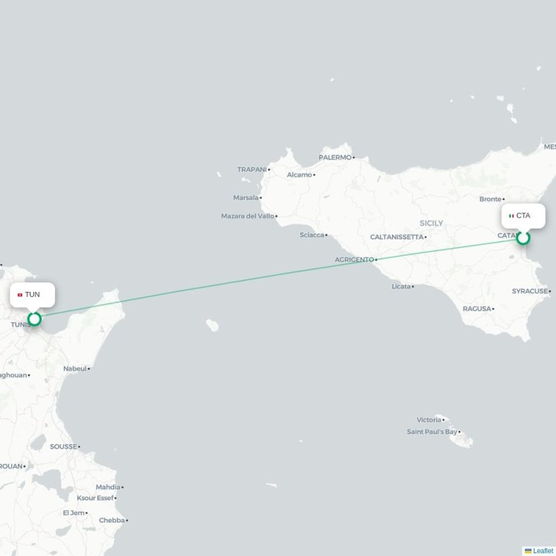 CTA - TUN route map