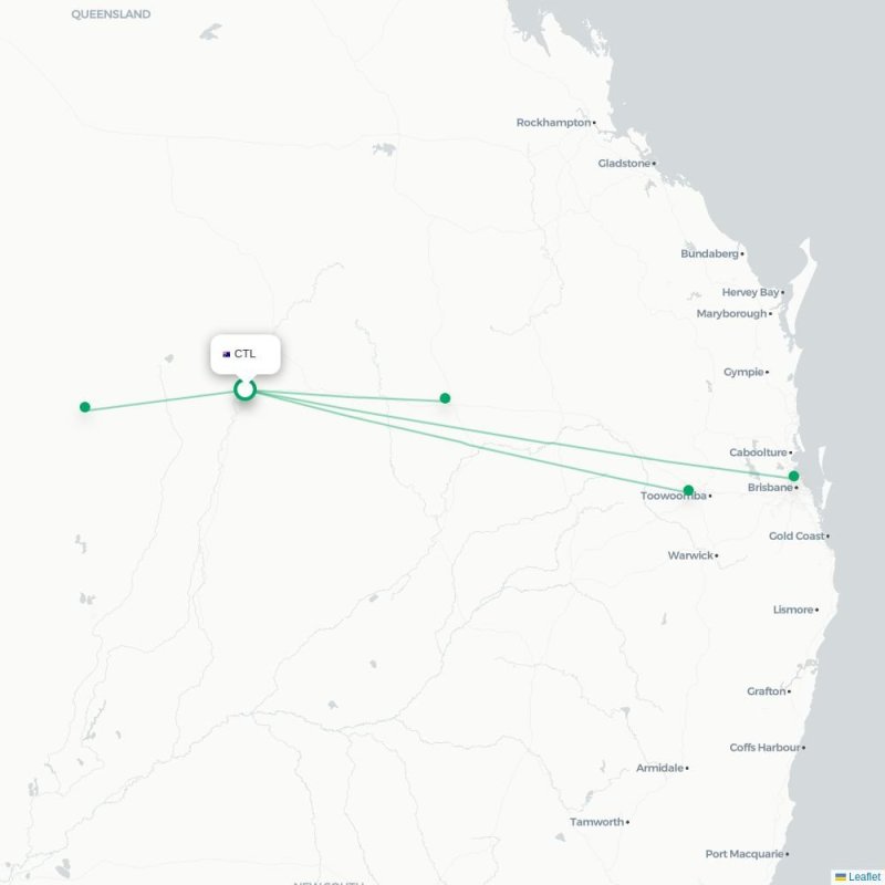 CTL - BNE route map