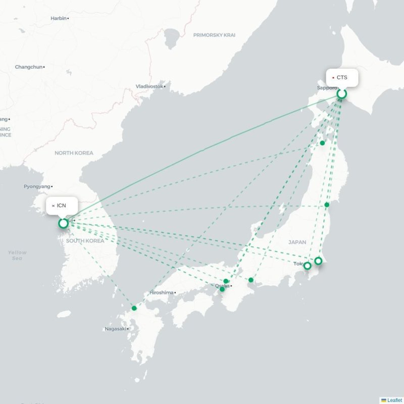 CTS - ICN route map