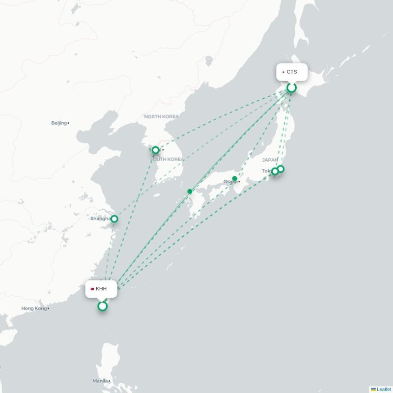 CTS - KHH route map