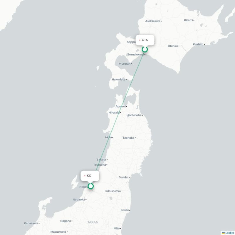 CTS - KIJ route map