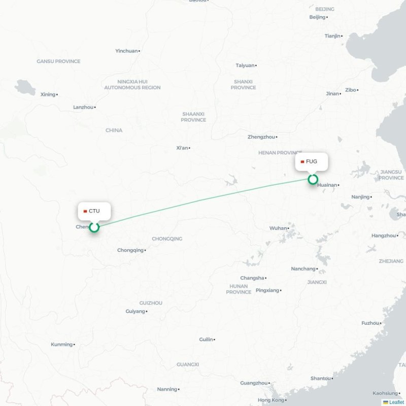 CTU - FUG route map