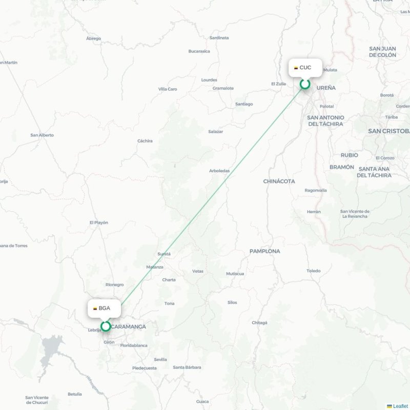 CUC - BGA route map