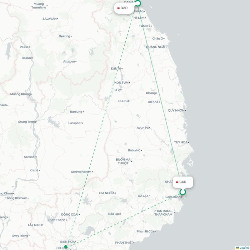 CXR - DAD route map