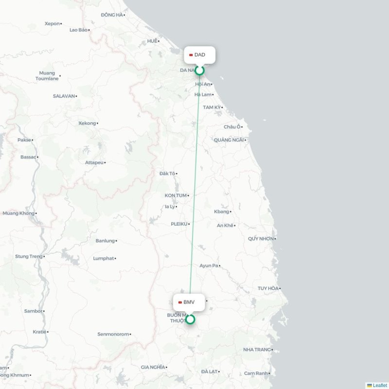 DAD - BMV route map