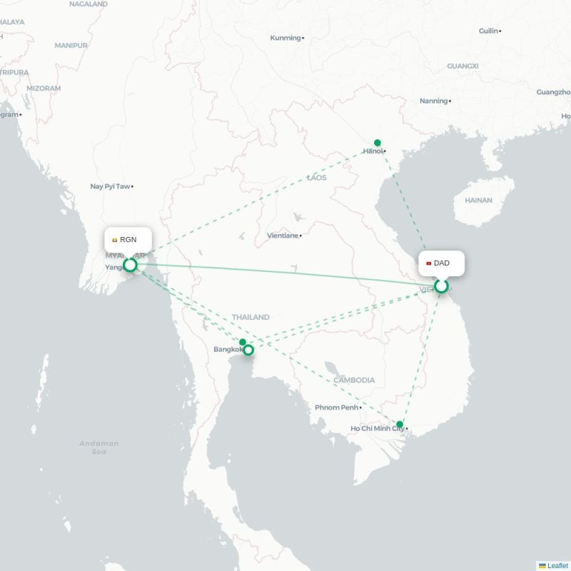 DAD - RGN route map