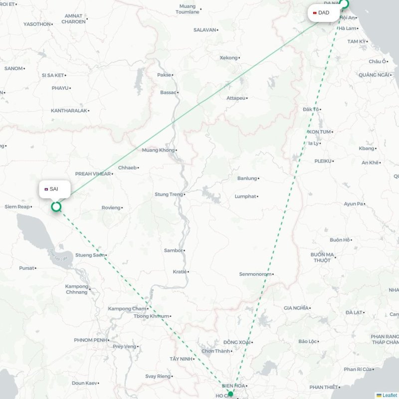 DAD - SAI route map