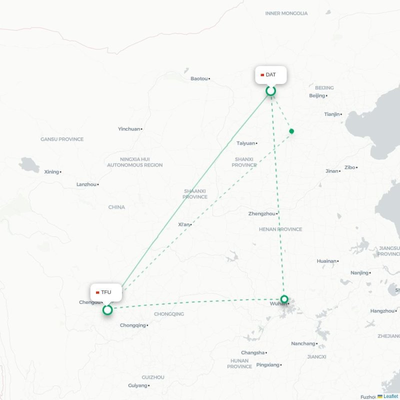 DAT - TFU route map