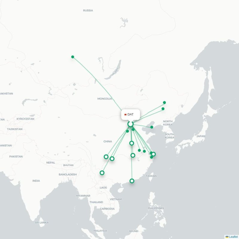 DAT - SJW route map
