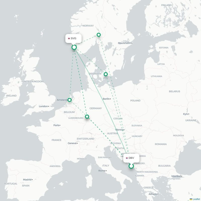 DBV - SVG route map
