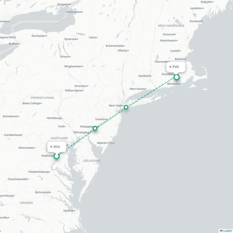 DCA - PVD route map