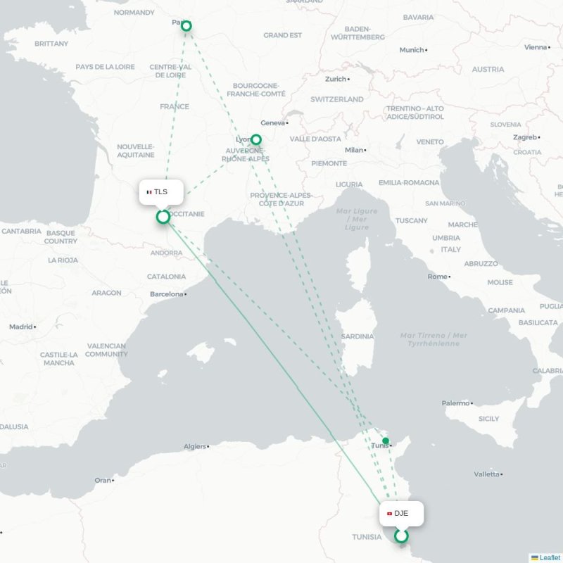 DJE - TLS route map
