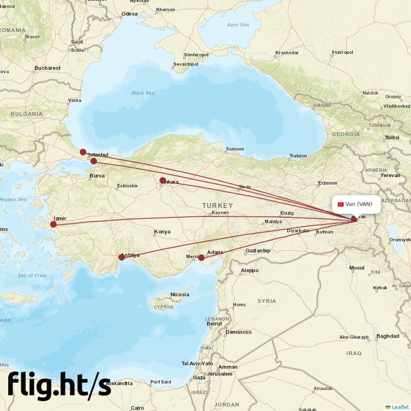 Route map Djanet  DJG airport