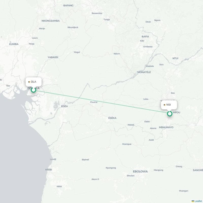 DLA - NSI route map