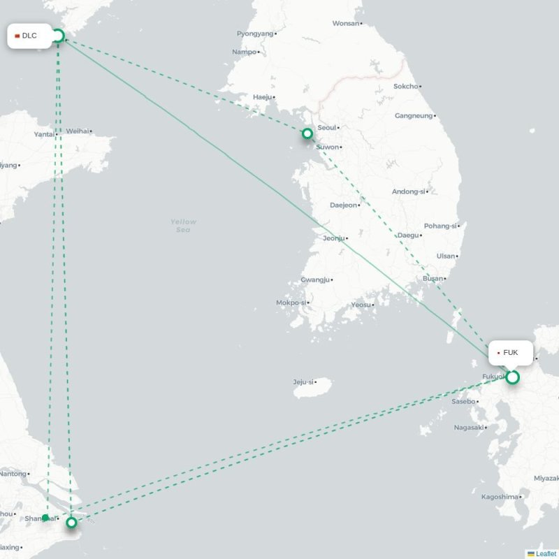 DLC - FUK route map
