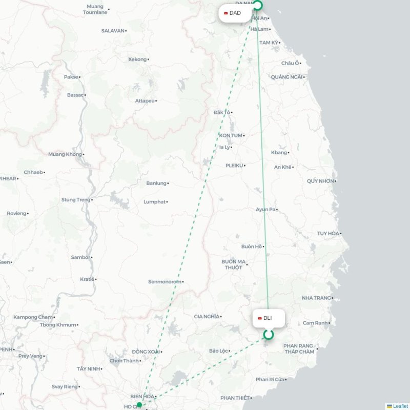 DLI - DAD route map