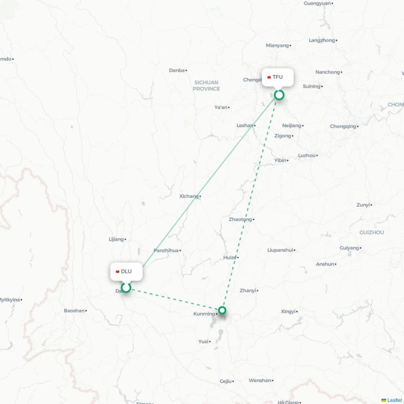 DLU - TFU route map