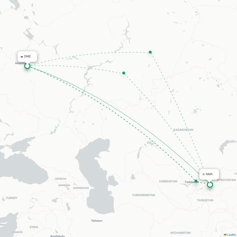DME - NMA route map
