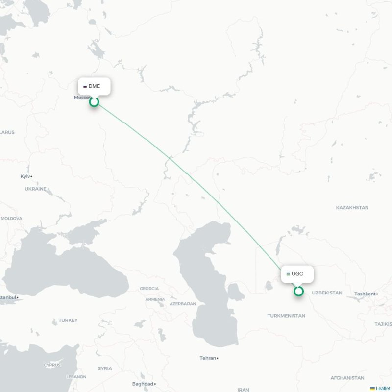 DME - UGC route map