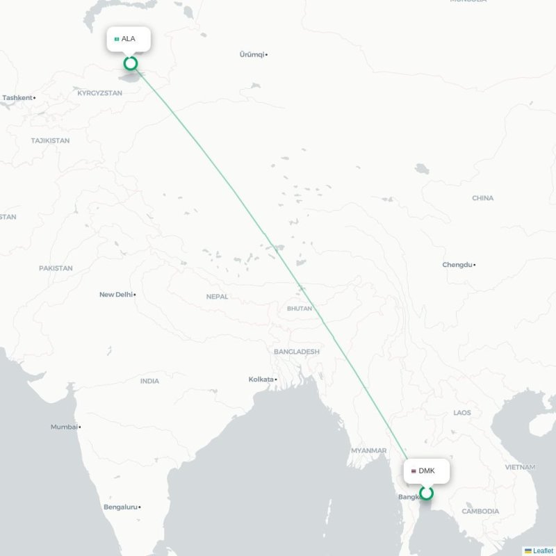 DMK - ALA route map
