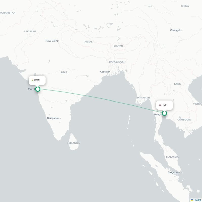 DMK - BOM route map