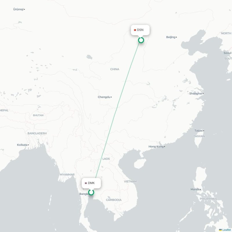 DMK - DSN route map