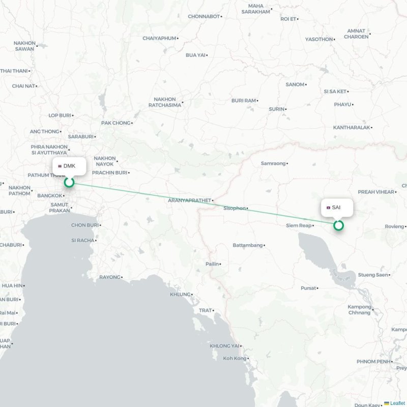 DMK - SAI route map