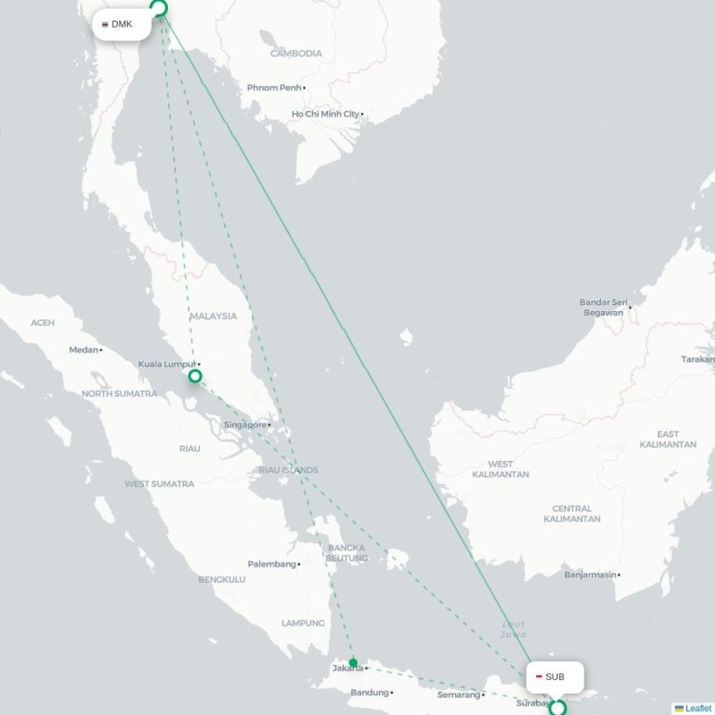 DMK - SUB route map